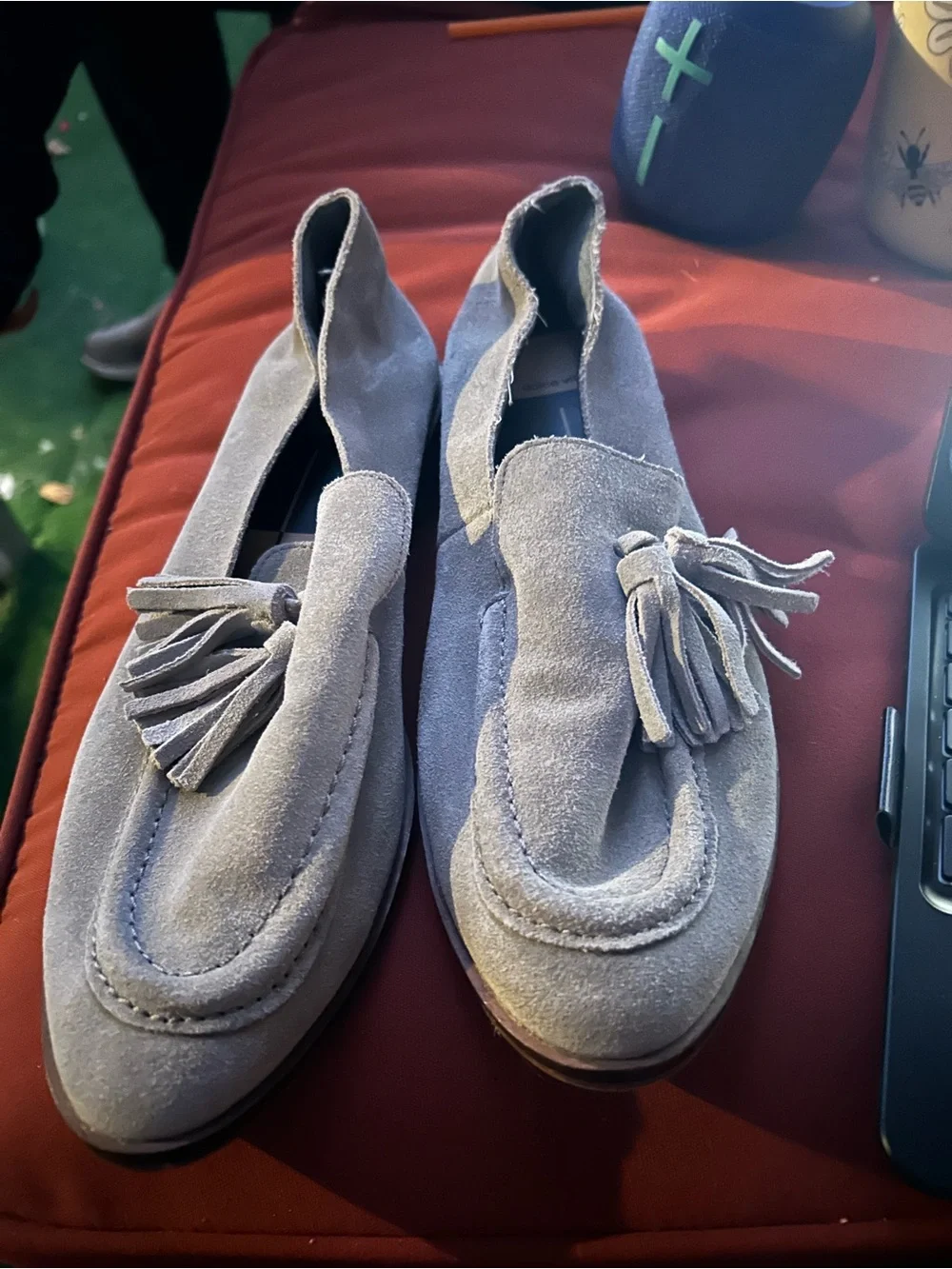 Dolce Vita Lavender Suede Tassel Espadrilles